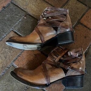 Freebird by Steven Leather Stair Booties